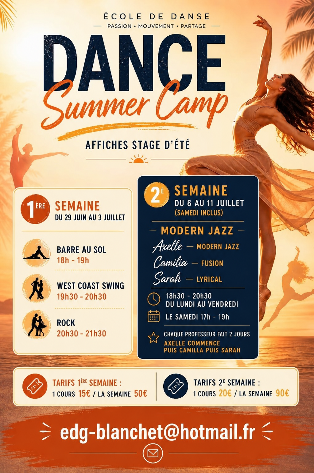 Affiche Dance Summer Camp 2026