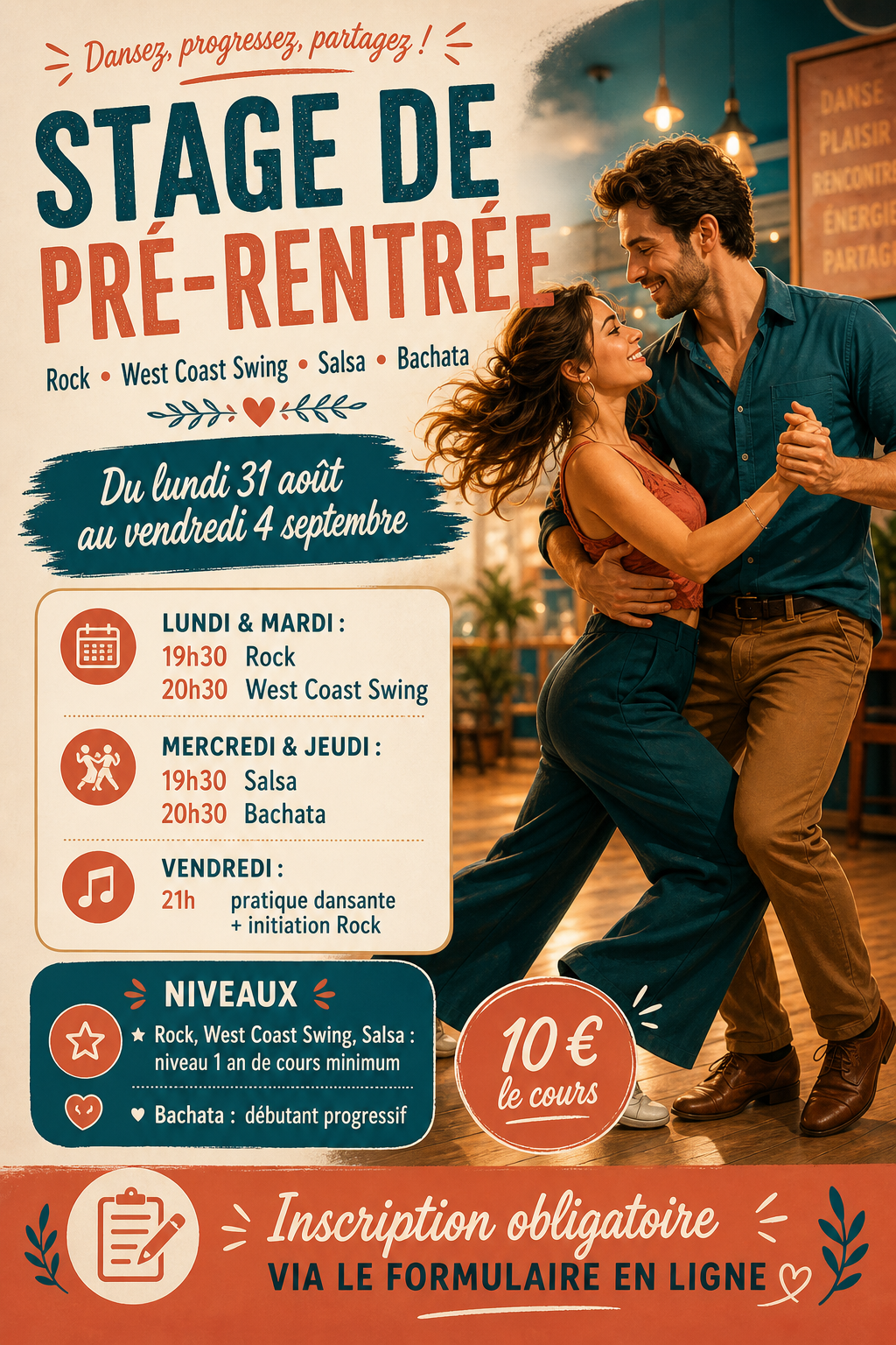 Stage de pré-rentrée - Centre de danse Rouen